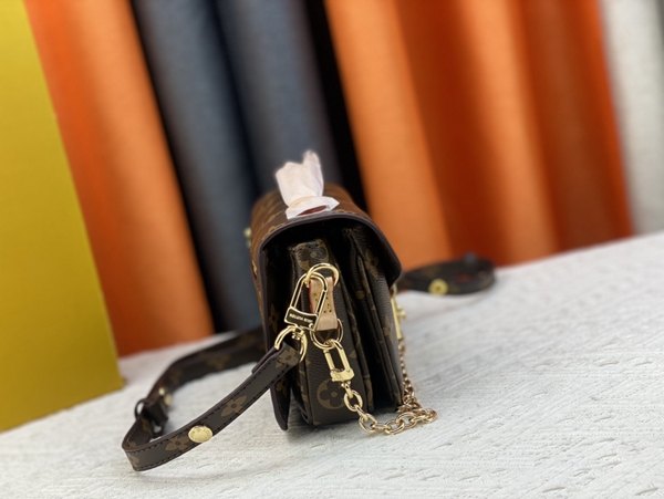 ルイヴィトンバッグ側面デザイン